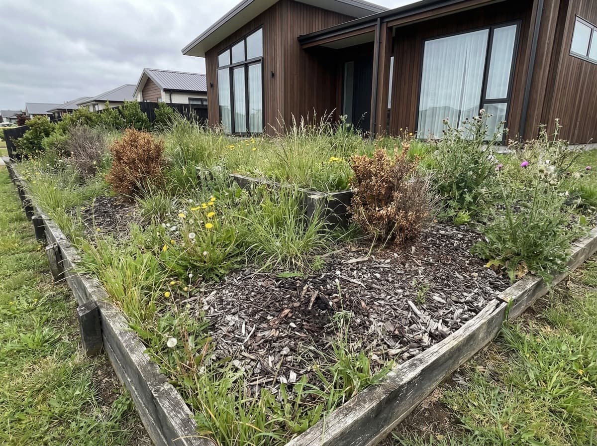 Front yard landscaping — before landscaping work