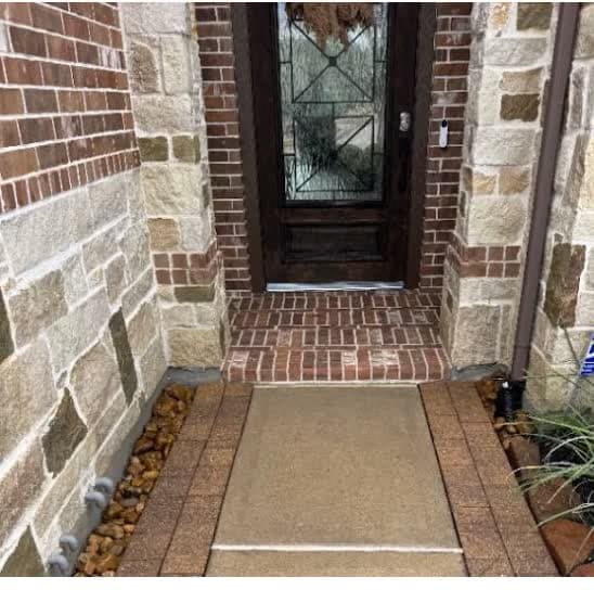 After a pressure washing job